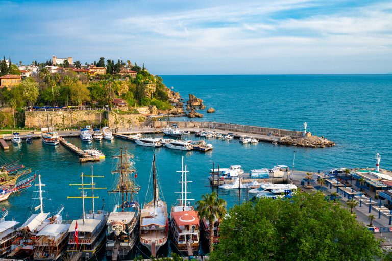 Old Town Kaleici In Antalya, Turkey